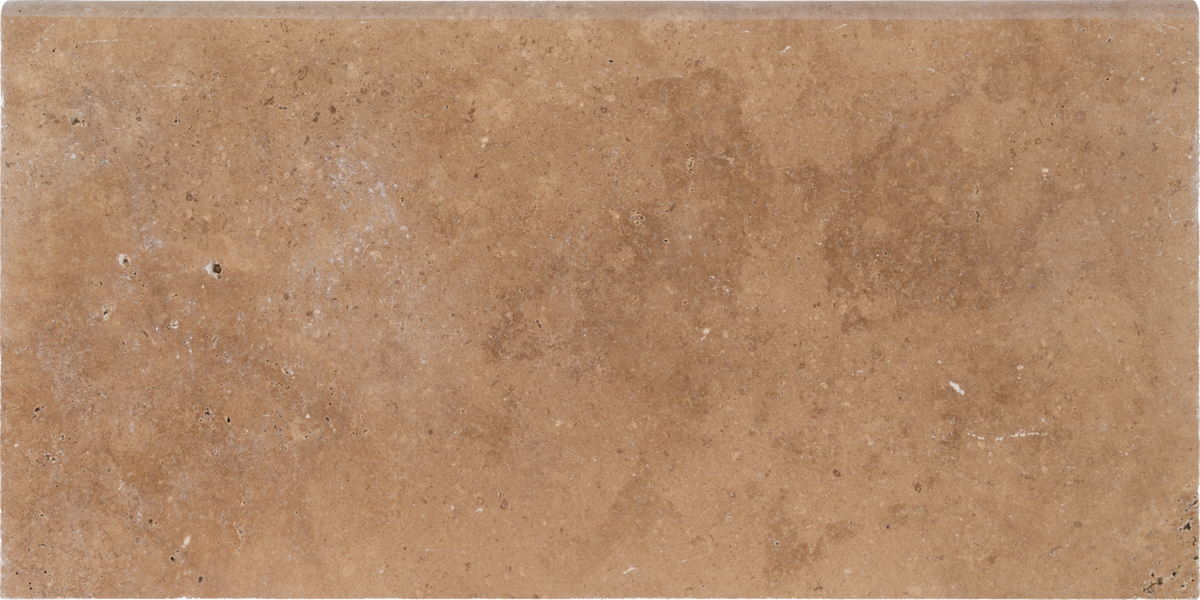 Noce Travertine Bullnosed 12x24 1-1/4" Pool Coping
