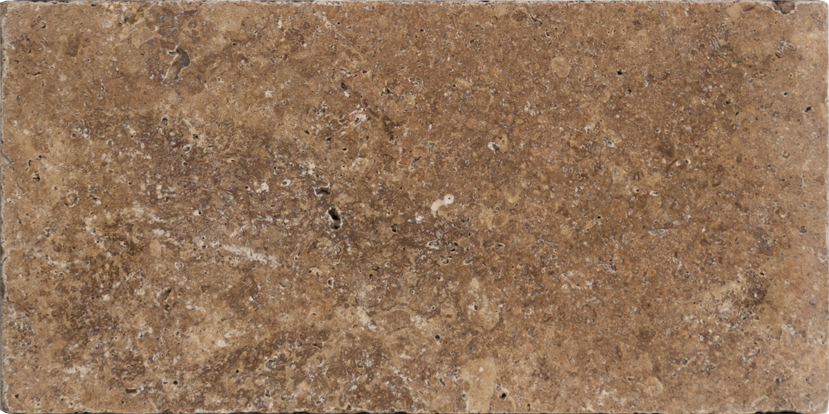 Noce Travertine Bullnosed 4x8 1-1/4" Pool Coping