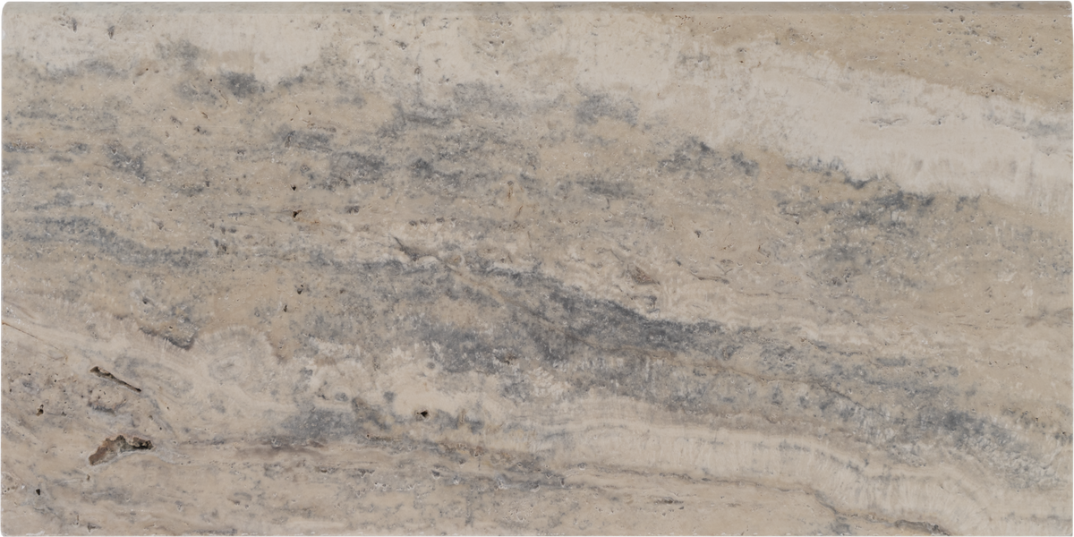 Ouray Beige Travertine Bullnosed 12x24 1-1/4" Pool Coping