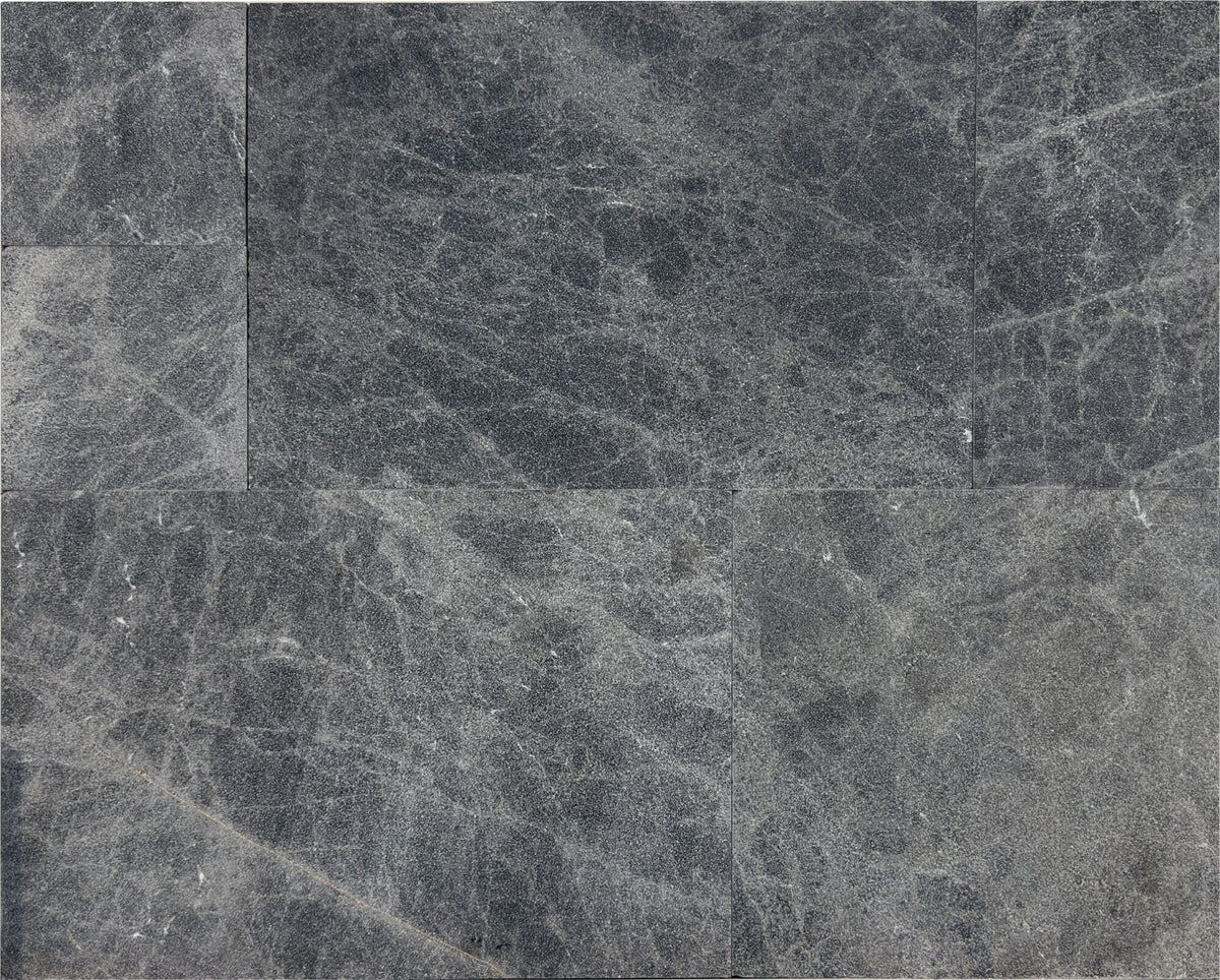 Rushmore Black Marble Sandblasted French Pattern 1-1/4" Paver