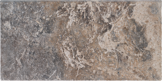 Silver Kashmir Travertine Bullnosed 12x24 1-1/4" Pool Coping
