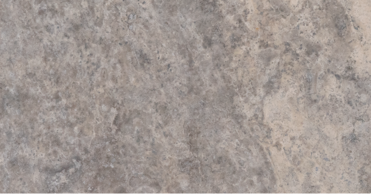 Silver Kashmir Travertine Bullnosed 4x8 1-1/4" Pool Coping
