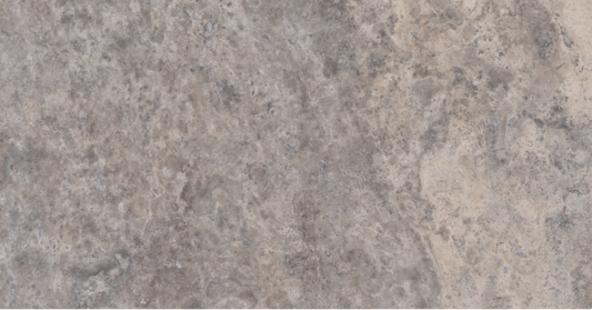 Silver Kashmir Travertine Bullnosed 4x8 1-1/4" Pool Coping