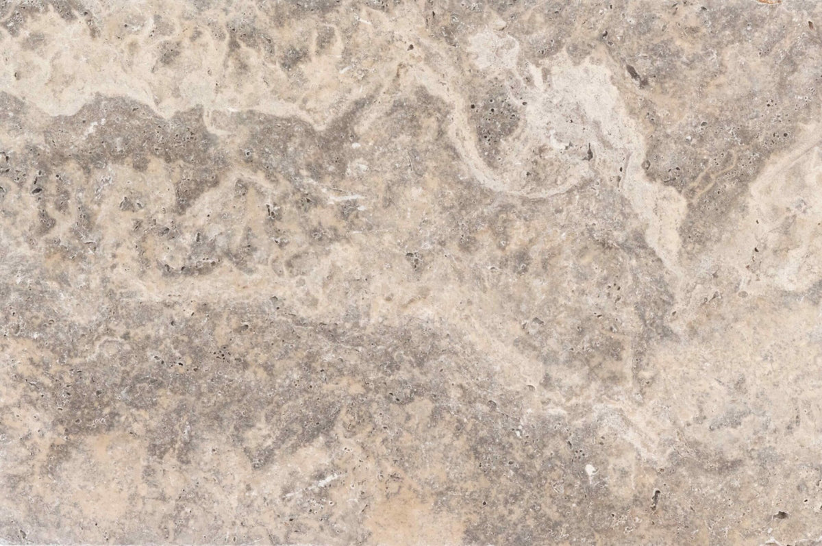 Silver Kashmir Travertine Tumbled 16x24 1-1/4" Paver