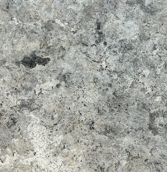 Silver Premium Travertine 24x24 2" Paver
