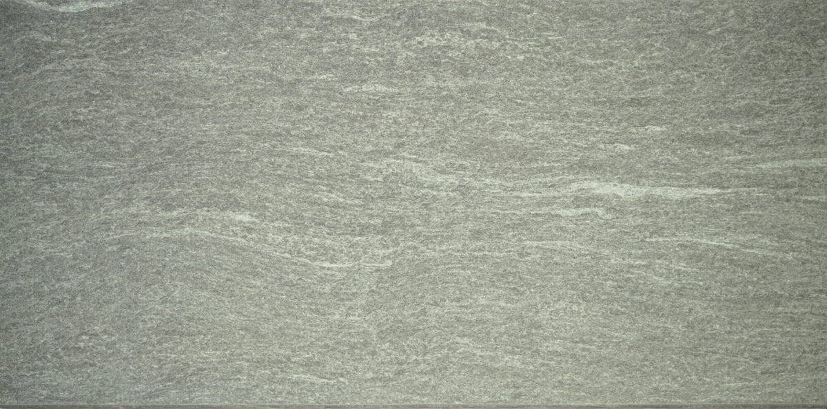 Stowe Gray Stone-Look Porcelain Bullnose Coping 12x24 3/4"