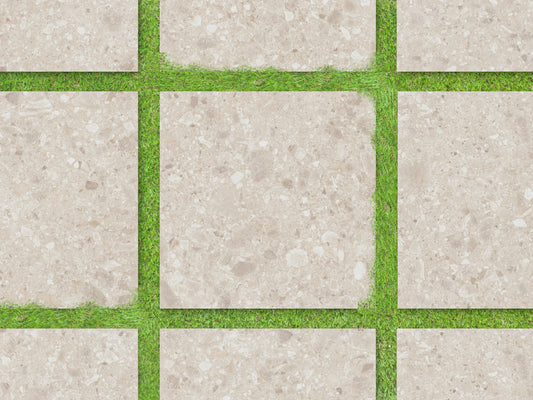 Savannah Cream Terrazzo-Look Porcelain Paver 24x24 3/4"