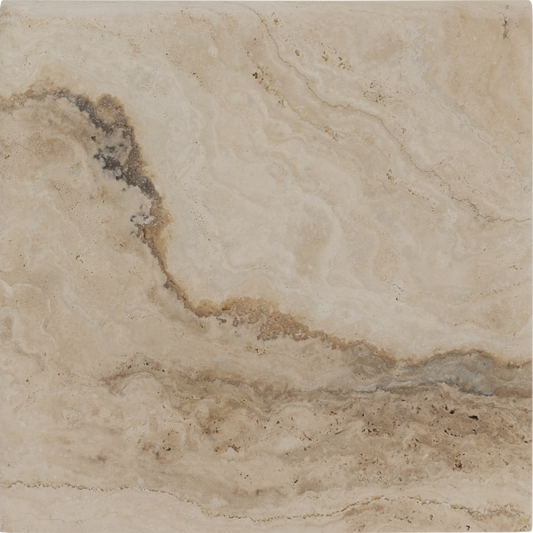 Valencia Travertine Bullnosed 12x12 1-1/4" Pool Coping