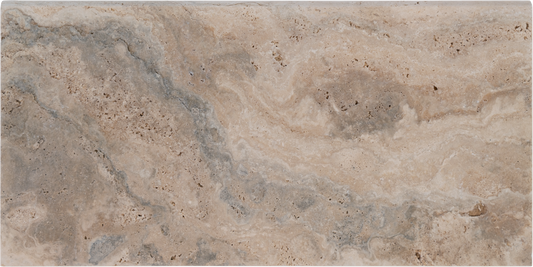 Valencia Travertine Bullnosed 12x24 1-1/4" Pool Coping