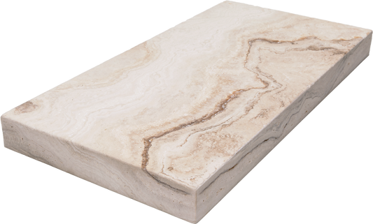 Valencia Travertine Tumbled 12x24 2" Paver