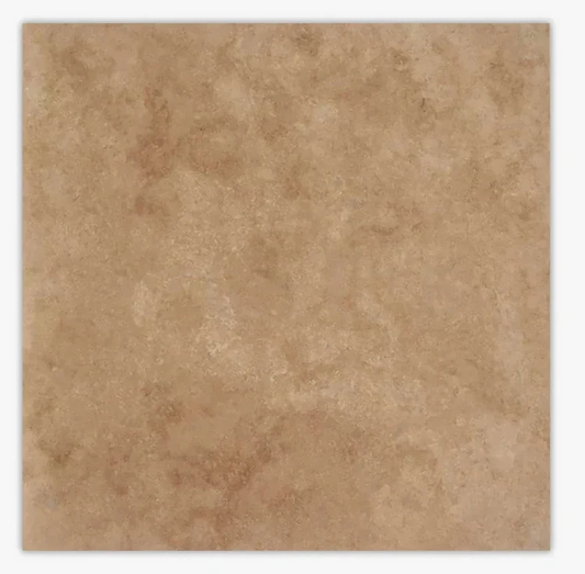 Walnut travertine, honed and filled