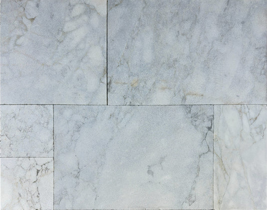 Willamette Gray Marble Sandblasted French Pattern 1-1/4" Paver